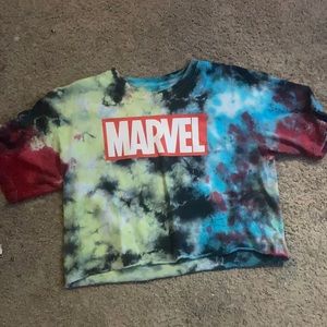 Marvel cropped t shirt